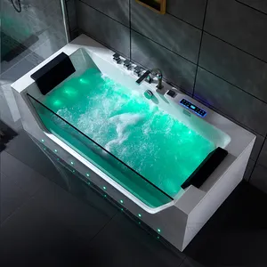 制造商最佳成人独立式亚克力便携式日本按摩浴缸按摩2人浴缸