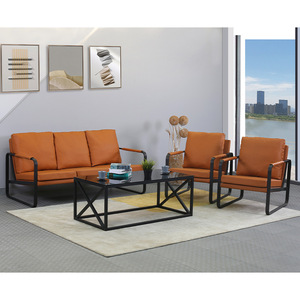 Conjunto de Sillas de Espera Yu Min, Color Marrón Oscuro, Muebles de Oficina Combinados de Metal - Product Image 4