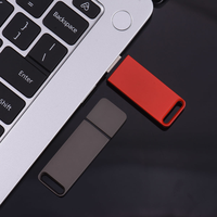 Clé USB 3.0 en métal pivotante 8 Go-128 Go avec logo personnalisé, vitesse de lecture 15-20 Mo/s, vitesse d'écriture 6-10 Mo/s, garantie 3 ans