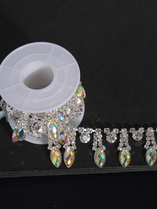 Nhà thiết kế của Hot Bán linh hoạt chuỗi DIY Claw kim cương chuỗi siêu Flash kim loại kim cương tái sử dụng New quần áo phụ kiện - Product Image 4