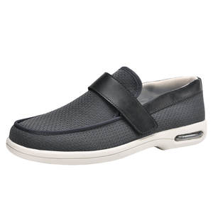 รองเท้าหนังแท้เพื่อสุขภาพ รองรับอุ้งเท้าด้วยแผ่นรองนุ่มพิเศษ พื้นรองเท้ากันลื่น เหมาะสำหรับผู้สูงอายุชาย ใช้ได้ทุกวัน - Product Image 4