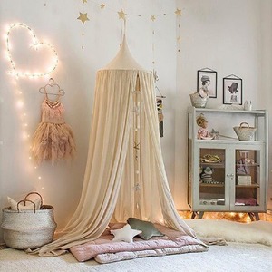 Auvent de lit d'enfant pour chambre d'enfant, rideaux de fenêtre décoratifs pour chambres d'enfants, décor de maison suspendu à l'auvent de lit de château de chambre - Product Image 4
