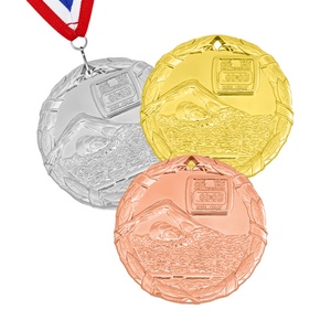 Médaille de la Ligue des Champions, Jeu de marathon, Musculation, Pickleball, Joueur de Muay animé, Entraîneurs, Rubans thaïlandais, Logo, Amusant, Métal - Product Image 2