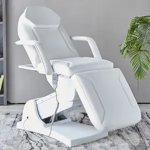 Chaise d'extension de dermatologie Lit de spa électrique Chaise de salon de beauté Chaise de massage pour le visage Lit