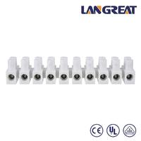 Barrette de bornes traversante de type H, 12 voies, sectionnable, connecteur haute intensité 41A 76A 101A, CE UL VDE MY12H