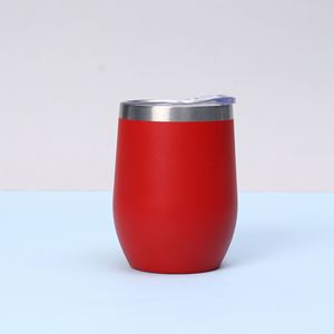 Vasos personalizados al por mayor para bodas, taza de huevo de 12 oz, taza de viaje, vaso térmico, botella térmica, vaso para vino con tapa y pajita - Product Image 4