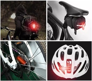 A02 100 heures COB LED Feu arrière de <span class=keywords><strong>vélo</strong></span> rechargeable <span class=keywords><strong>Casque</strong></span> de <span class=keywords><strong>vélo</strong></span> Feu arrière de <span class=keywords><strong>vélo</strong></span> - Product Image 6