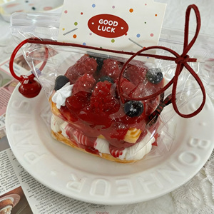 Jouet anti-stress Squishy à remontée lente en forme de gâteau, jouet sensoriel en silicone écologique, mignon et doux, jouets Squishy Taba pour enfants - Product Image 5