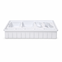 Petite boîte en plastique pour produits de beauté et de soins personnels, plateau intérieur en blister, fabricant d'emballages cosmétiques sur mesure