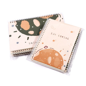 Foska văn phòng phẩm thiết lập 4 gói bên xoắn ốc ràng buộc một chủ đề 120 trang chất lượng cao Đại Học Cai Trị giấy dễ thương Lưu ý cuốn sách A5 B5 - Product Image 6