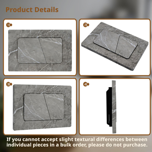 Plaque de commande de chasse d'eau WC à double fonction, compatible avec Geberit, modèles Sigma 01, 20, 30, UP300, UP320 – Pièce de rechange - Product Image 5