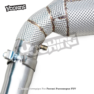 Tubo de Escape de Acero Inoxidable con Protección Térmica de Fábrica y Flujo Libre para Ferrari Purosangue FUV V12 6.5L 2022+ - Product Image 4