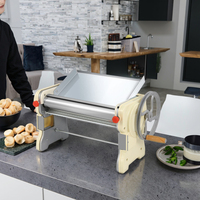 ZM-350 Nouvelle Laminoir à Pâtes et à Pizza Professionnel pour Maison, Restaurant, Boulangerie et Commerce Alimentaire
