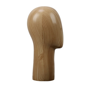 Fashionable Fiberglass Wooden Mannequin Head for <strong>Hat</strong> <strong>Display</strong> - Product Image 2
