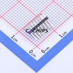 KH-1.27PH90-1X8P-L10.5 Pin Header Bent Lead Through Hole,P=1.27mm Connector 1x8P 1.27mm Pin Header Right Angle Insert - Product Image 1