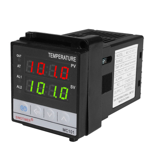 Controlador de Temperatura PID MC101 de Carcasa Corta, 48x48mm, 12/24VDC y 100-240VAC, Entrada K/E/J/Pt100, SSR+Relé - Product Image 4