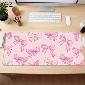 Bel modello di fiocchi rosa Mousepad xl PC Gaming <span class=keywords><strong>Mouse</strong></span> Pad per Gamer stuoie Teclado Pad tappetino per Laptop da ufficio <span class=keywords><strong>tappeto</strong></span> 900x400 - Product Image 2