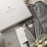 Trajes de Negocios para Mujer, Elegantes, Color Gris Ceniza, Apliques Florales en 3D, Blazer Bordado, Conjuntos de Pantalón, Corte Entallado, Doble Botonadura, Personalizado OEM/ODM