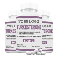 Meilleur prix OEM Turkesterone Complément alimentaire en comprimés 500MG 60 capsules Soutien à la croissance musculaire Capsules de complexe de turkesterone