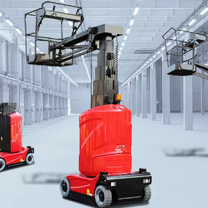 Lorong sempit gudang peralatan pengangkat elektrik lift mendorong sendiri tiang vertikal lengan Platform CE - Product Image 6