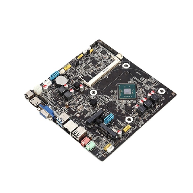 Thin Mini Itx LGA1170 DDR4 J1900 All-in-one Pc Motherboard with 6*usb 2*pci 1*wifi Vds