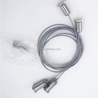 Kit de suspension de boucle de câble en acier inoxydable avec pince à câble réglable