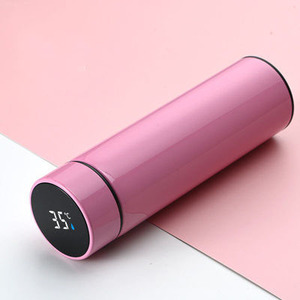 Thông minh hiển thị nhiệt độ chân không cách nhiệt chai 304 thép không gỉ phích Mug với Tea Infuser, biểu tượng tùy chỉnh - Product Image 6