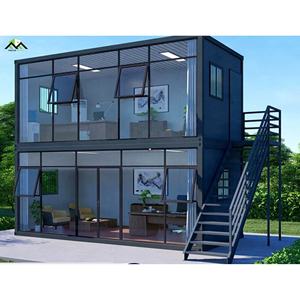 Prefab บ้านเหล็กแบบแยกส่วนสไตล์อุตสาหกรรมสำหรับสำนักงานโรงแรมอพาร์ทเม้นต์ร้านค้าสำหรับบ้านไร่โรงเก็บของ - Product Image 2