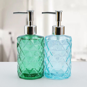 Ánh Sáng Sang Trọng Nước Rửa Tay Chai Lotion Chai Loại Báo Chí Gel Tắm Đóng Chai Dầu Gội Thủy Tinh Rỗng Chai Bán Buôn - Product Image 4