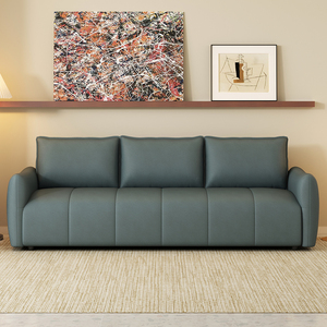 Venta Directa de Fábrica, Juego de Sofás Modernos de Lujo para Sala de Estar, Material de PU, Relleno de Esponja, Sofá Doble, Diseño Elegante - Product Image 4