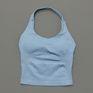 Top Corto Clásico <span class=keywords><strong>para</strong></span> <span class=keywords><strong>Mujer</strong></span>, Venta al por Mayor, Chaleco Deportivo Personalizado, Sin Espalda, Sin Costuras, Sujetador Deportivo <span class=keywords><strong>para</strong></span> Gimnasio, Top de Yoga <span class=keywords><strong>para</strong></span> <span class=keywords><strong>Mujer</strong></span> - Product Image 4