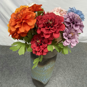 Flores Artificiales Yiyi, Peonía India, 30cm-100cm, Tela de Seda, Decoración de Bodas, Estilo Ramas - Product Image 4
