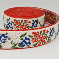 Sangle d'artisanat brodée par le vent ethnique sans élastique pour vêtements jupes sacs chaussures textiles de maison