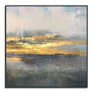 Nghệ thuật ban đầu hiện đại vàng <span class=keywords><strong>Minimalism</strong></span> trừu tượng vải tường trang trí nội thất tùy chỉnh kích thước sơn dầu khung trang trí nội thất - Product Image 1