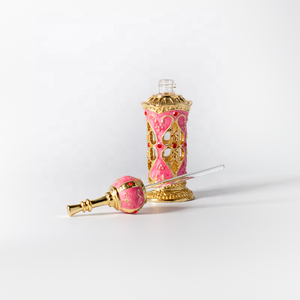 12ml Dubai phong cách Ả Rập cổ chai nước hoa thủy tinh dòng thêu rỗng tinh dầu hương thơm chai thủy tinh tinh dầu chai - Product Image 4