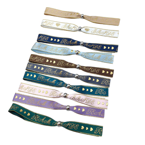 Gelang Kain Murah yang Dapat Dipersonalisasi, Tali Pergelangan Tangan Tiket Masuk, Gelang Acara untuk Konser - Product Image 2