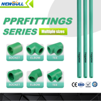 Raccords coudés 90° en PPR haute pression Xinniu pour tuyaux d'eau, connexion par soudure, surface lisse, moulage par injection, haute qualité