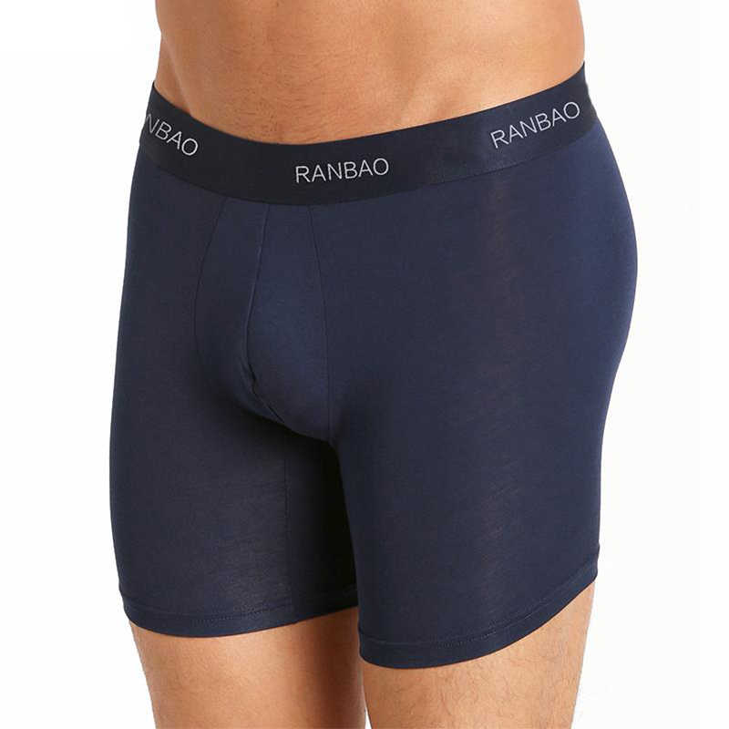 Cuecas boxer, venda quente de cuecas masculinas de boxer de bambu, estampa jovem, respirável e confortável, ultra, boxers