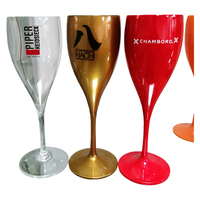 Vente en Gros Jolis Gobelets en Plastique Gobelet en Plastique Doré Flûtes à Champagne Vintage en Plastique