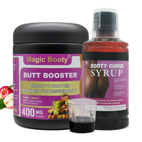 Vente en gros de sirop en poudre de protéines pour grosses fesses à base de plantes pour des fesses plus grosses Supplément pour adultes favorisant la croissance des fesses