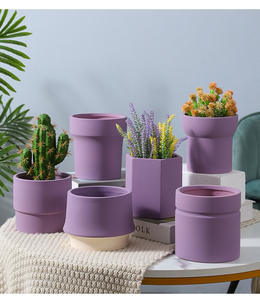 P181 jardín decoración del hogar colorido té nórdico al por mayor <span class=keywords><strong>maceta</strong></span> de flores de cerámica Macetas - Product Image 6