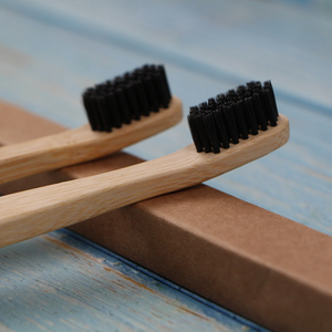 Cepillo de dientes bambú marcas de carbón cepillo de dientes ergonómico cepillo de dientes de bamb - Product Image 3