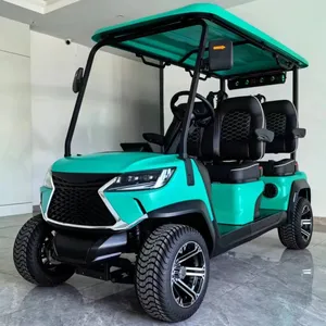 2024 New Model Style Top Quality Battery Operated Lithium Battery 4 Seater 72V Evolution Electric Golf Carts