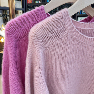 Maglione alla Moda <span class=keywords><strong>in</strong></span> 100% Cachemire Prezzo di Fabbrica, Nuova Collezione 2025, Pullover da <span class=keywords><strong>Donna</strong></span> Casual a Girocollo <span class=keywords><strong>in</strong></span> Maglia - Product Image 1