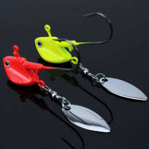 Hameçons de pêche lestés à tête de plomb avec cuillère appâts vivants appâts de natation - Product Image 2