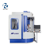 Centre d'usinage vertical à entraînement direct 5 axes U380 |   Table rotative BT40 de précision GSK 0,005 mm 15000 tr/min pour moules médicaux