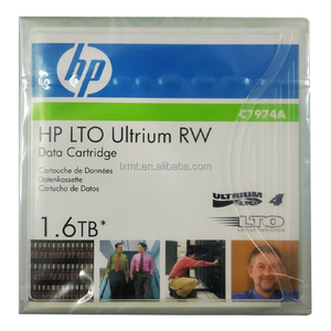 Dispositivo <span class=keywords><strong>de</strong></span> Almacenamiento y Unidad <span class=keywords><strong>de</strong></span> Disco HPE Ultrium 4 LTO4 Tape C7974A 800GB-1.6TB 1.6T - Product Image 1
