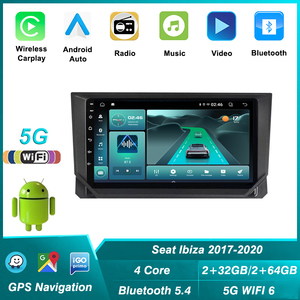 Android autoradio lettore Video multimediale GPS 5G WiFi DSP Carplay per sedile <span class=keywords><strong>Ibiza</strong></span> <span class=keywords><strong>2017</strong></span> 2018 2019 2020 navigazione GPS - Product Image 2