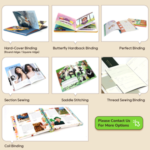 Reliure de livres cartonnés personnalisée, impression CMJN 4 couleurs, service d'impression de livres pour enfants et <span class=keywords><strong>immobilier</strong></span> en gros OEM ODM - Product Image 6