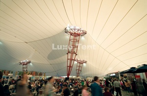 Tòa nhà mái hình không đều cho nhà hàng triển lãm thương mại cấu trúc màng căng cảnh quan ngoài trời - Product Image 5